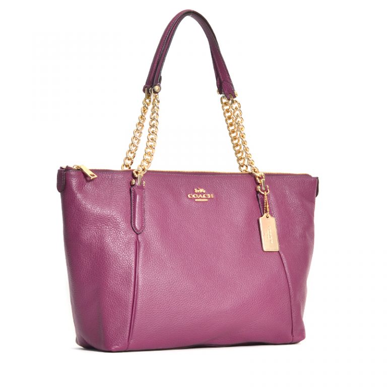 coach ava chain tote