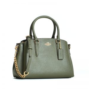 coach green mini bag