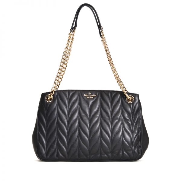 Kate Spade Briar Lane Quilted Medium Convertible Shoulder Bag Black Averand