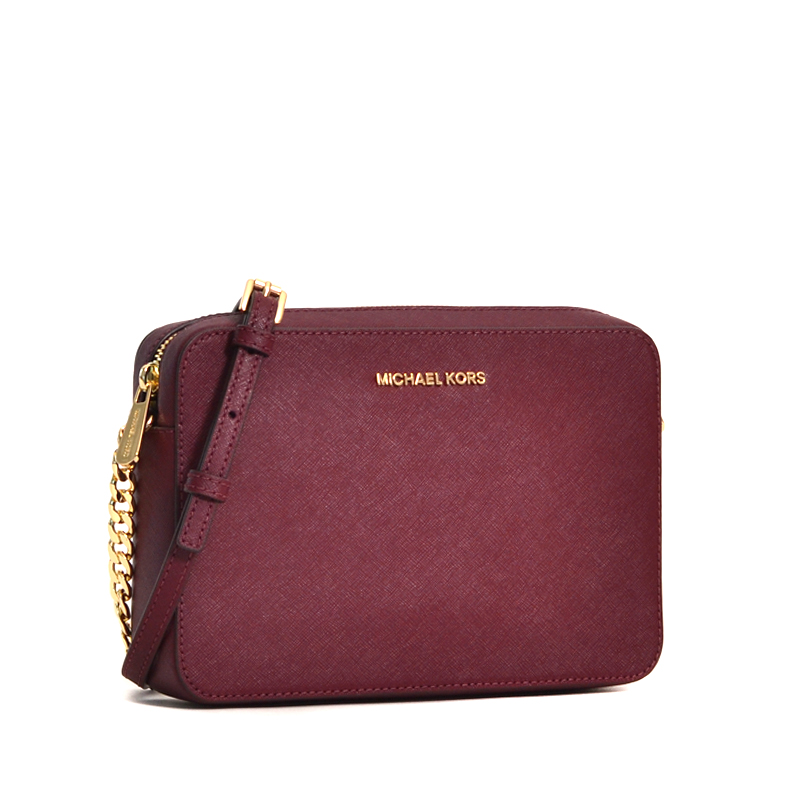 Michael Kors Jet Set Item Large East West Crossbody Merlot Averand