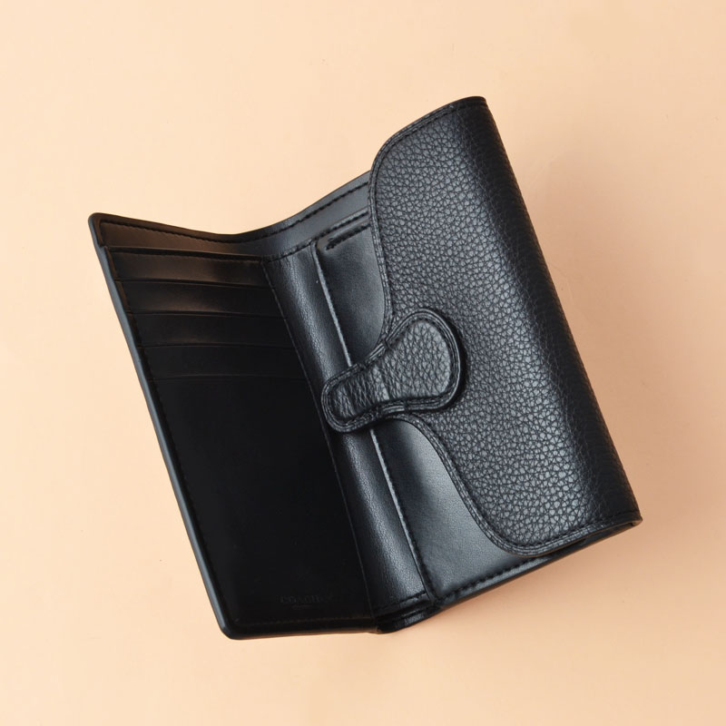 Coach Jade Medium Envelope Wallet Signature Brown Black Averand