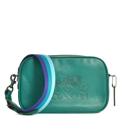 Coach Jes Crossbody Carriage Logo Viridian