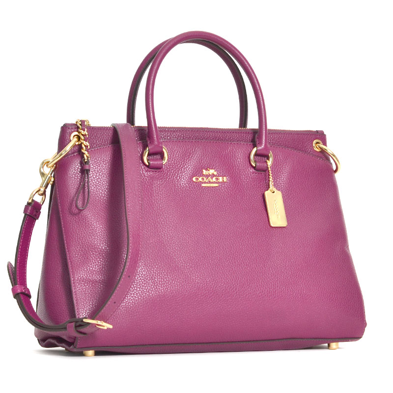 Coach Mia Satchel Dark Berry - Averand