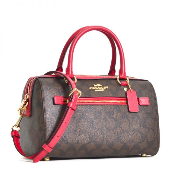 coach rowan satchel purple