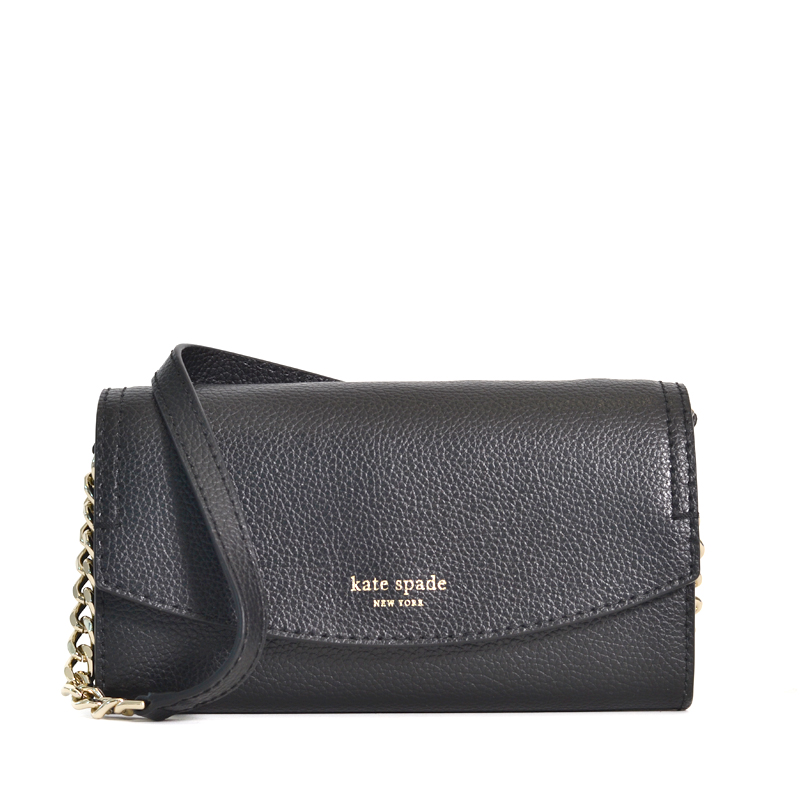Kate Spade Eva Wallet On A Chain Black Averand