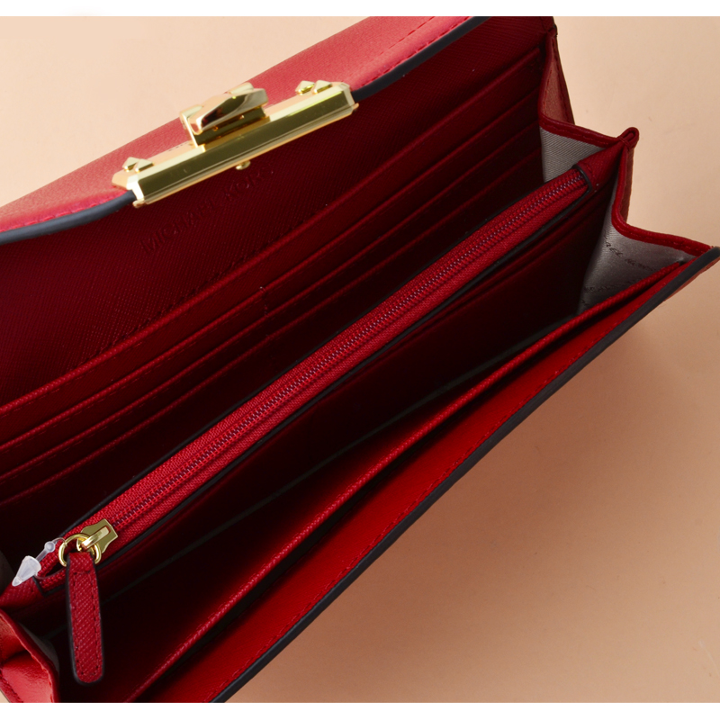 Michael Kors Kinsley Large Carryall Wallet Scarlet Averand