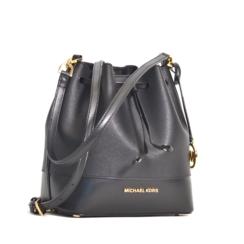 Michael Kors Trista Medium Bucket Black - Averand