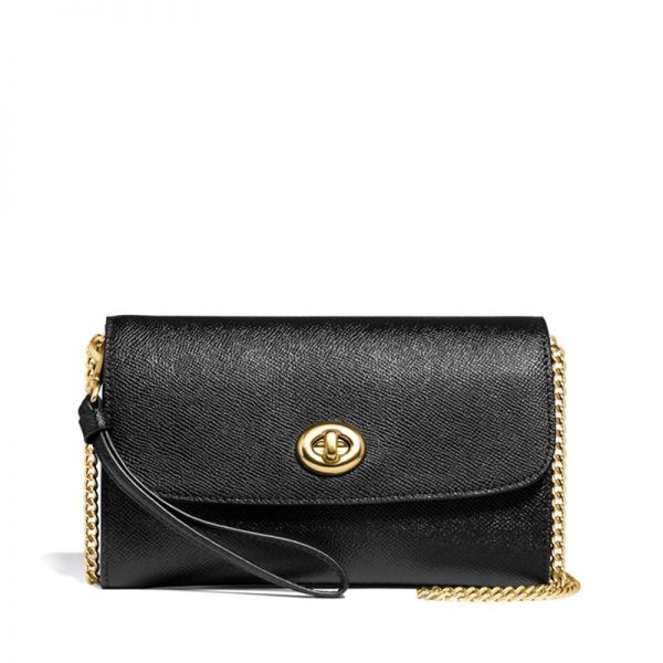 Coach Chain Crossbody Black Averand