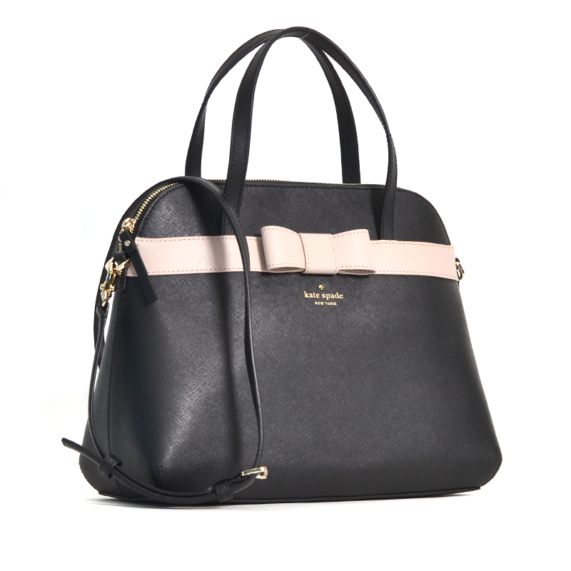 Kate Spade Julita Kirk Park Saffiano Black Warmbeige - Averand