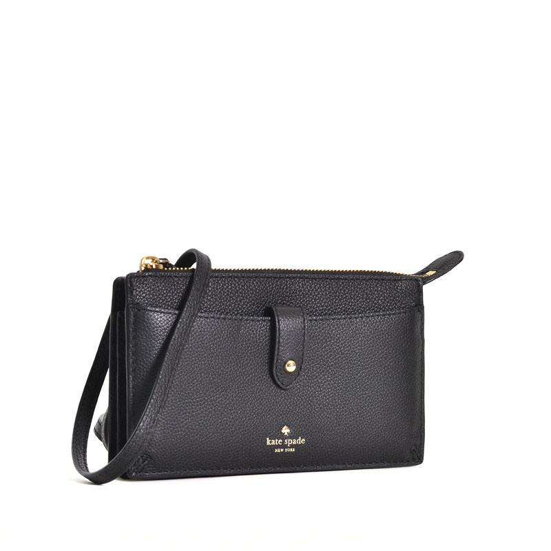 Kate Spade Larchmont Avenue Alegra Crossbody Clutch Black - Averand