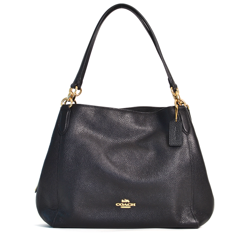 Coach Hallie Shoulder Bag Black - Averand