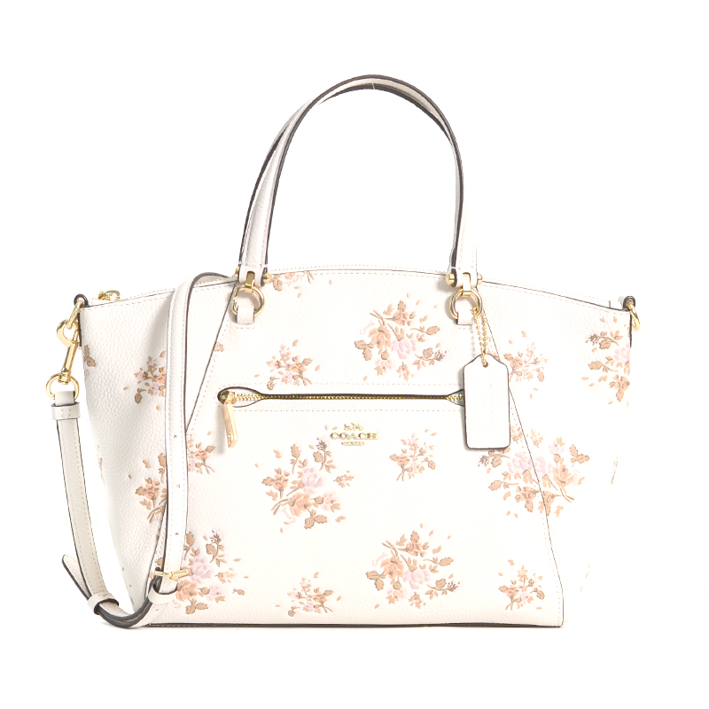 Coach Prairie Satchel Rose Bouquet Print Chalk Multi Averand