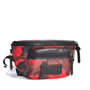 coach fanny pack red