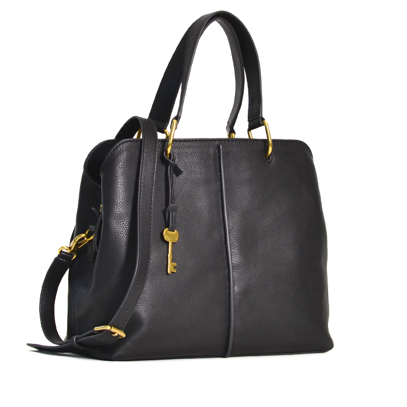 Fossil Lane Satchel Black - Averand