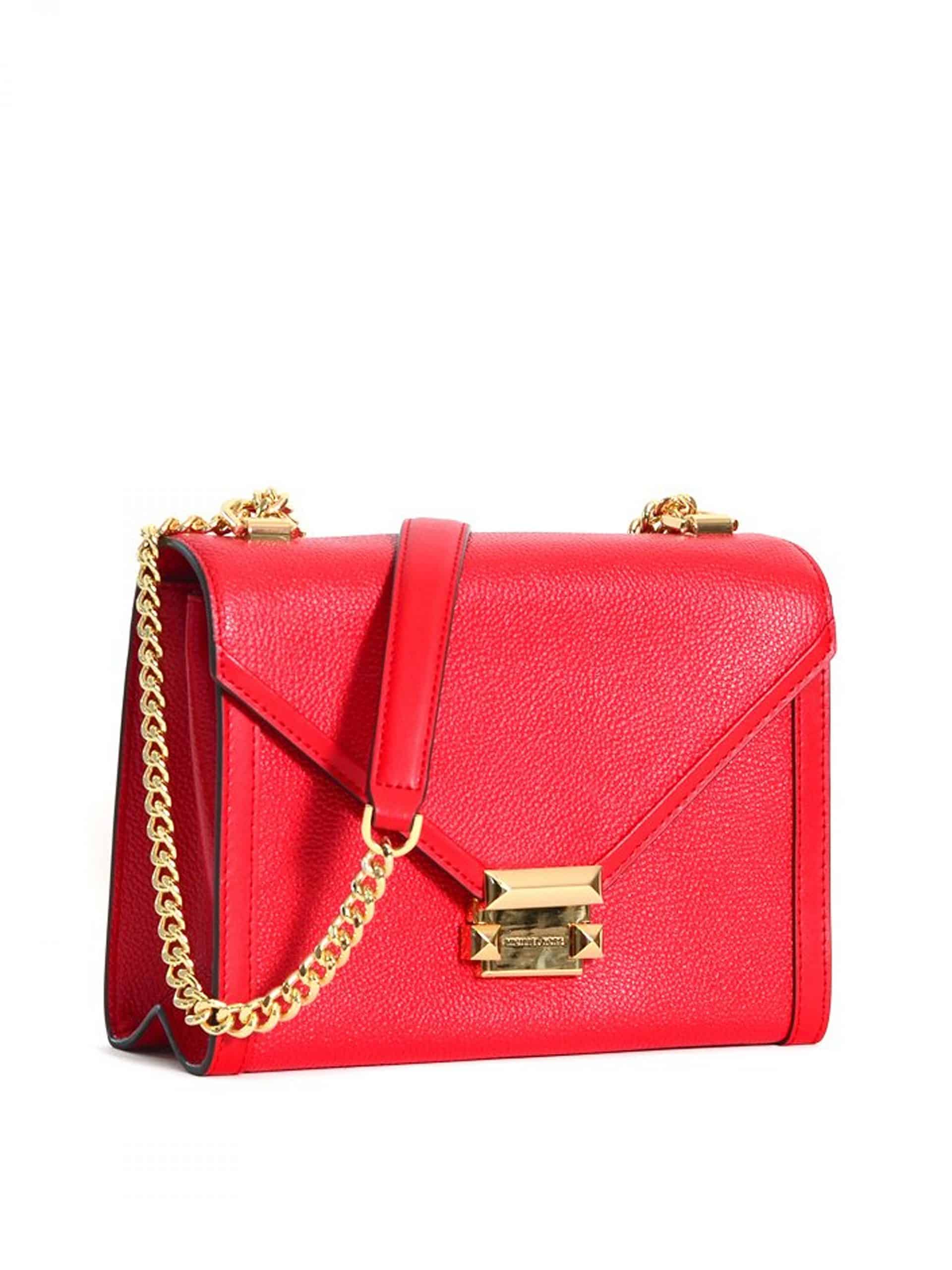 Michael Kors Whitney Large Shoulder Bag Bright Red