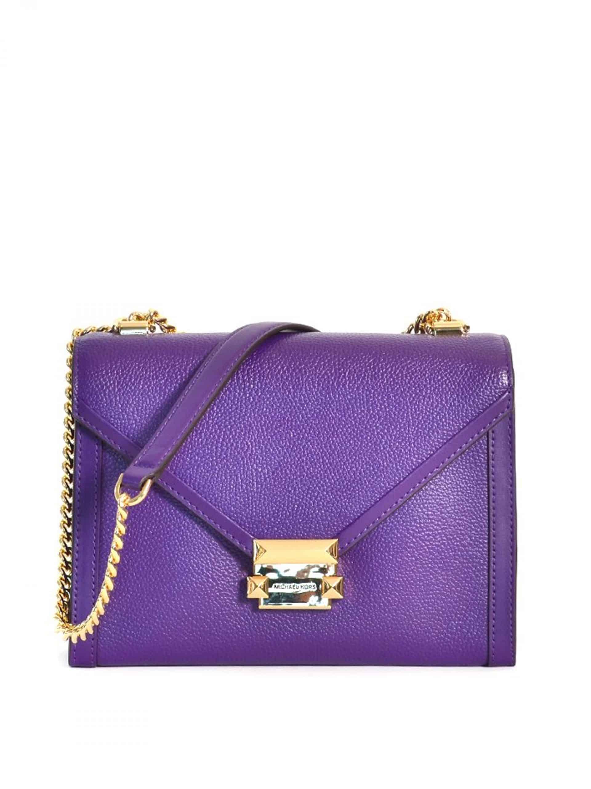 Michael Kors Whitney Large Shoulder Bag Ultra Violet - Averand