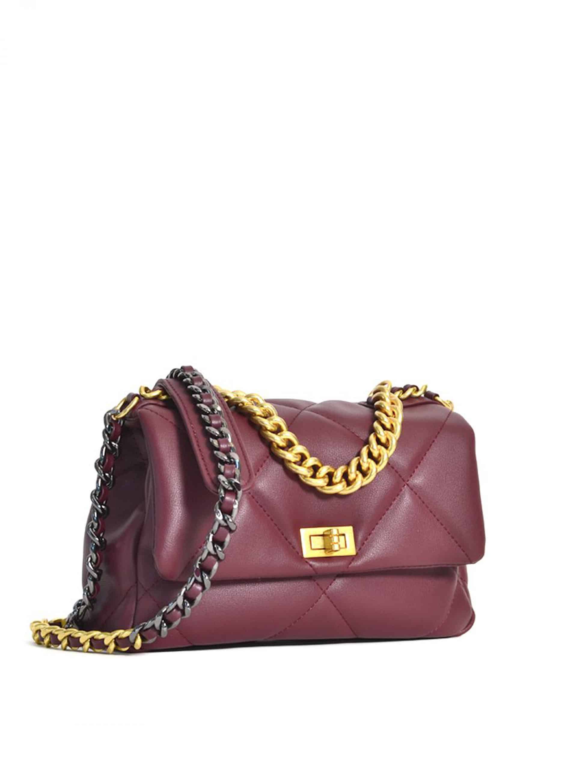 VLV Selena Chain Small Burgundy - Averand