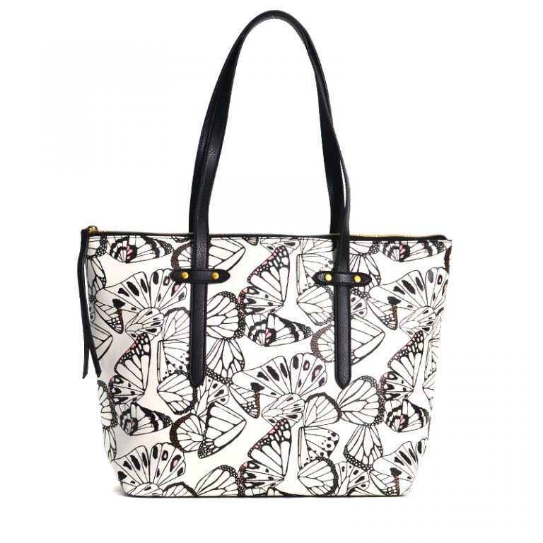 Fossil Felicity Tote Butterfly Multi Averand