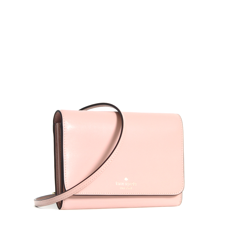 Kate Spade Kerri Small Flap Wallet On Rosy Cheeks - Averand