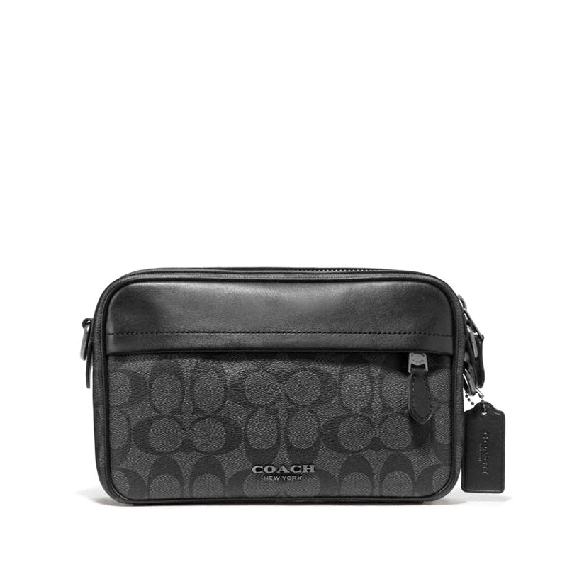 Coach Graham Crossbody Signature Charcoal Black Averand
