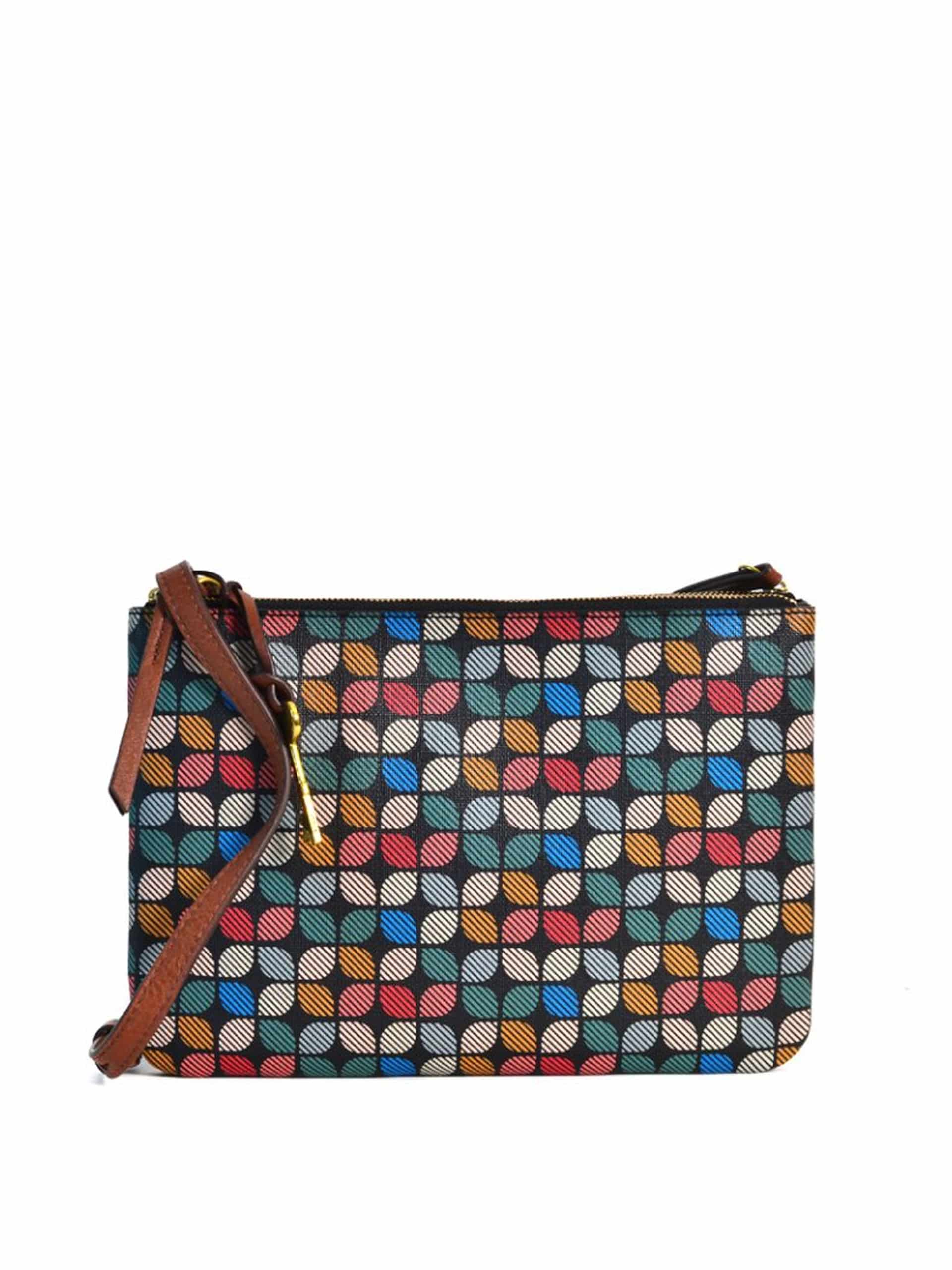 Fossil Devon Crossbody Black Multi Averand