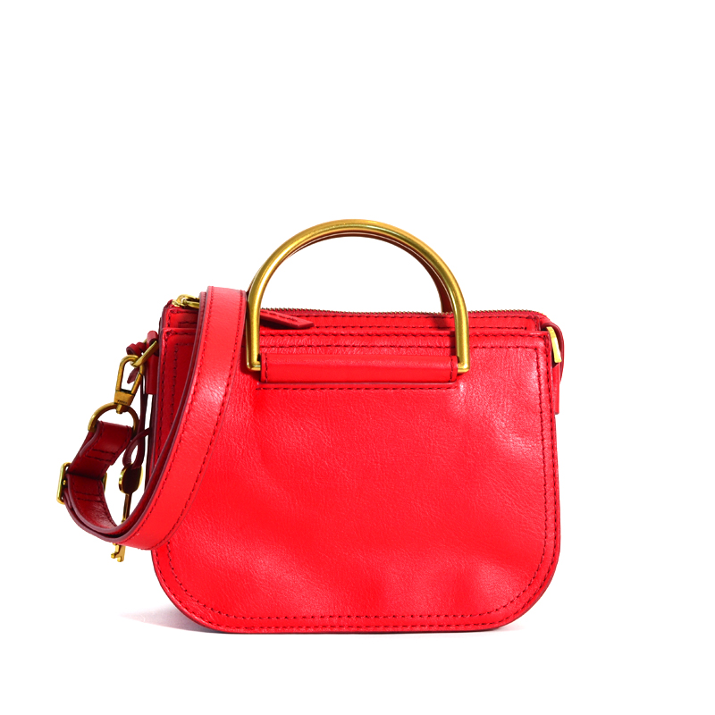 [AS-IS] Fossil Ryder Mini HW Satchel Poppy Red - Averand