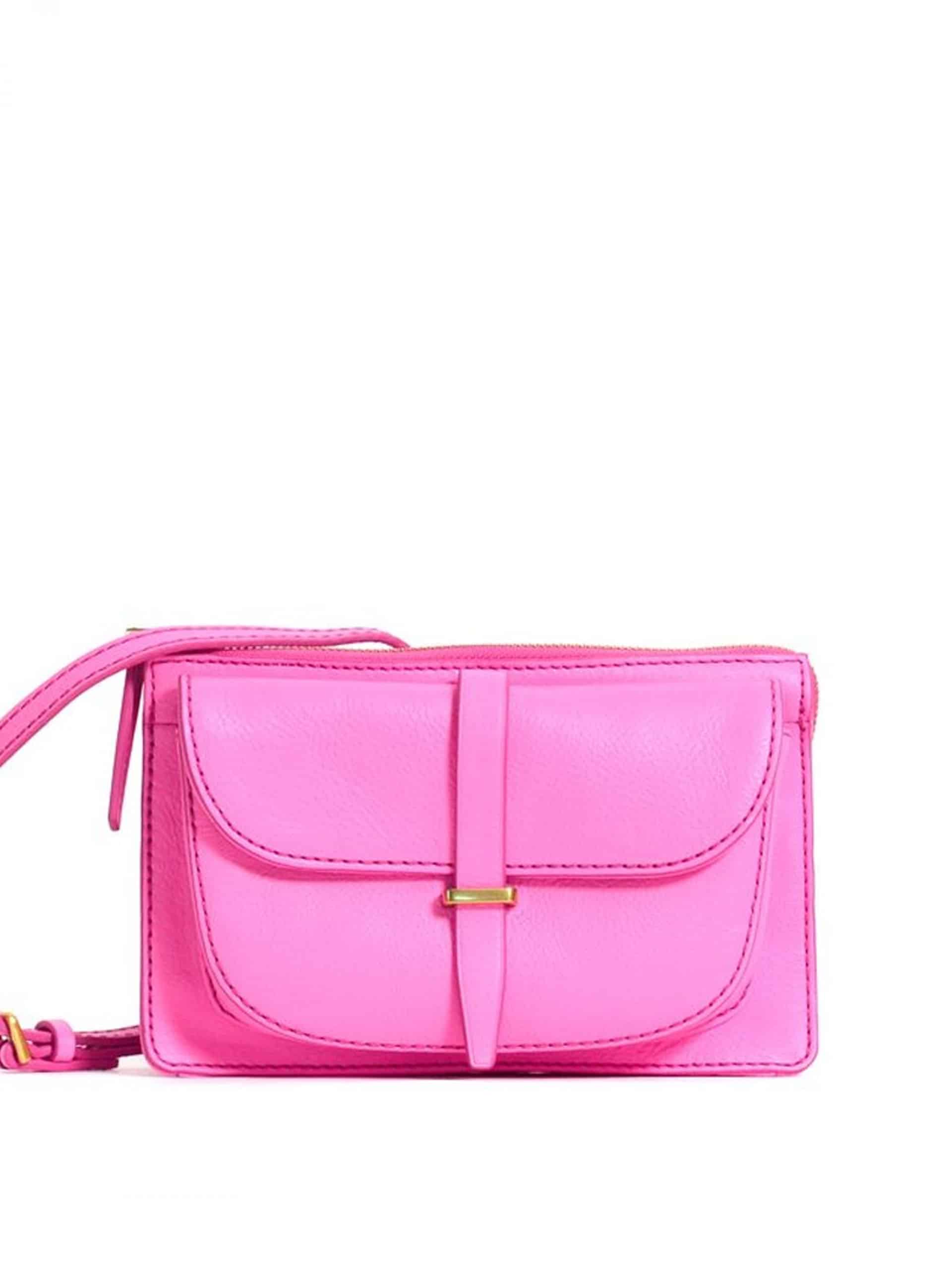 Fossil Ryder Small Crossbody Neon Pink - Averand