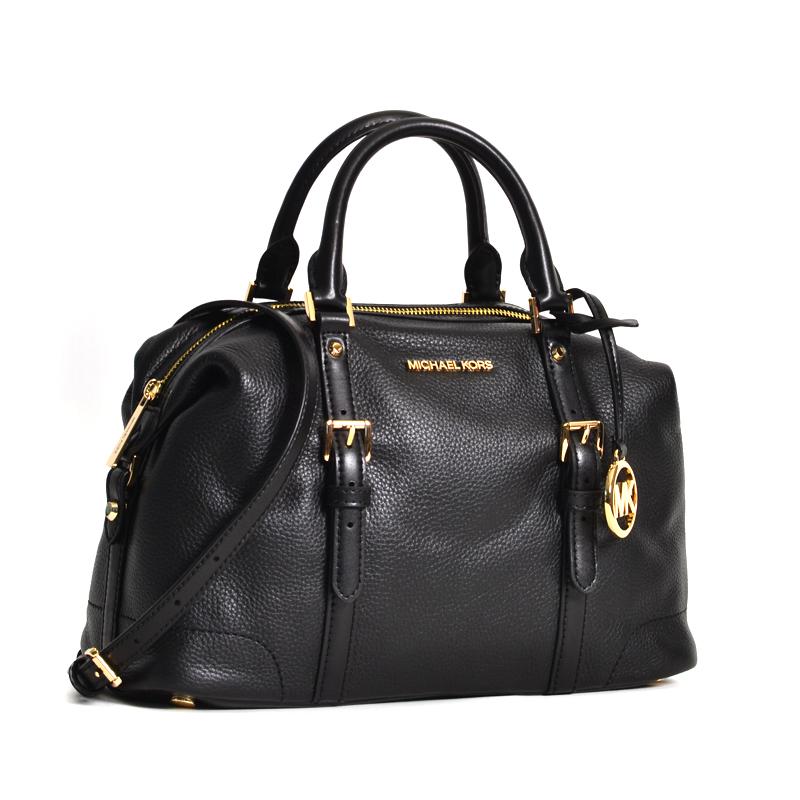 Michael Kors Ginger Large Duffle Satchel Black - Averand