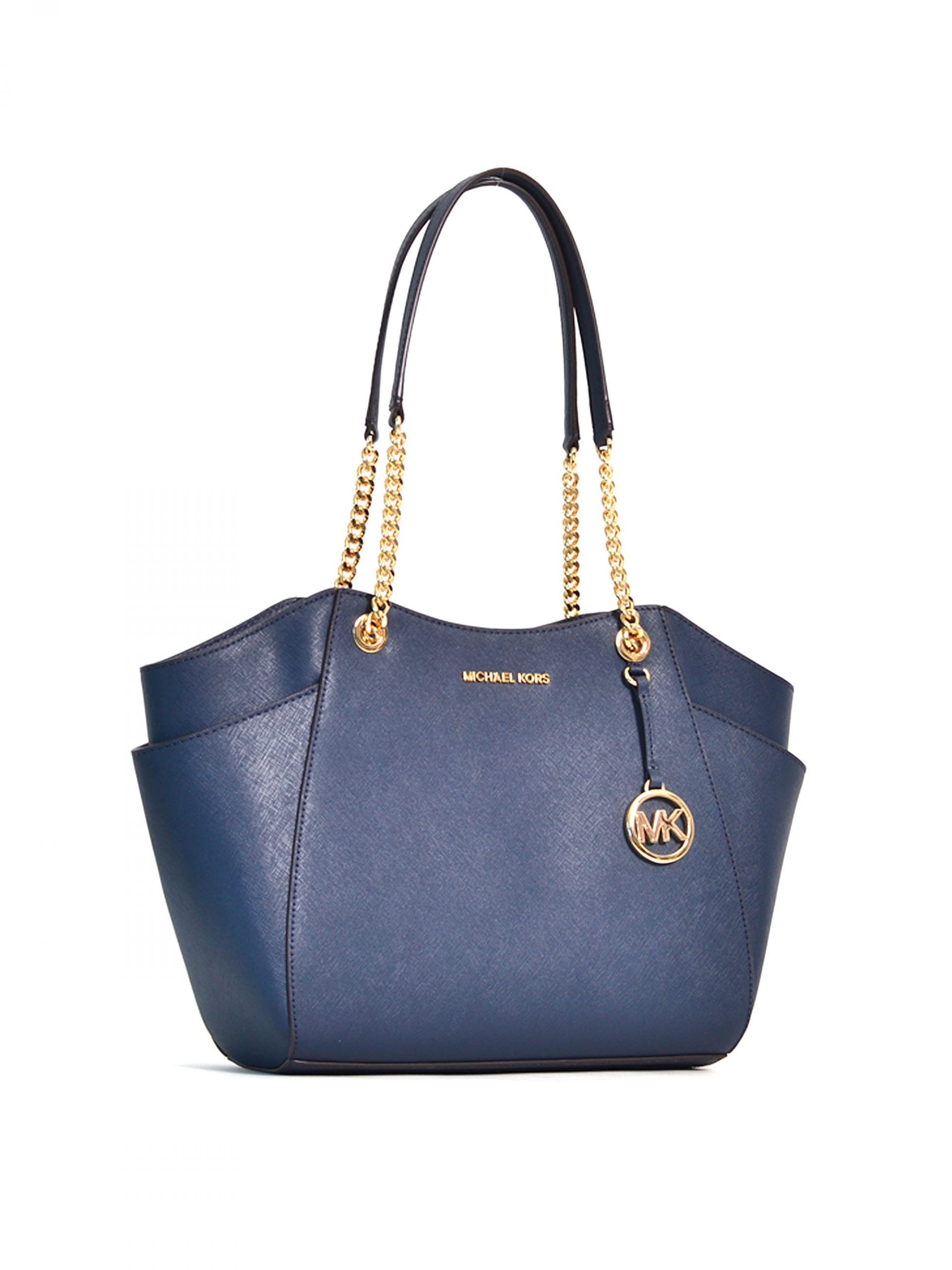 Arriba 82+ imagen michael kors jet set navy tote - Thptnganamst.edu.vn