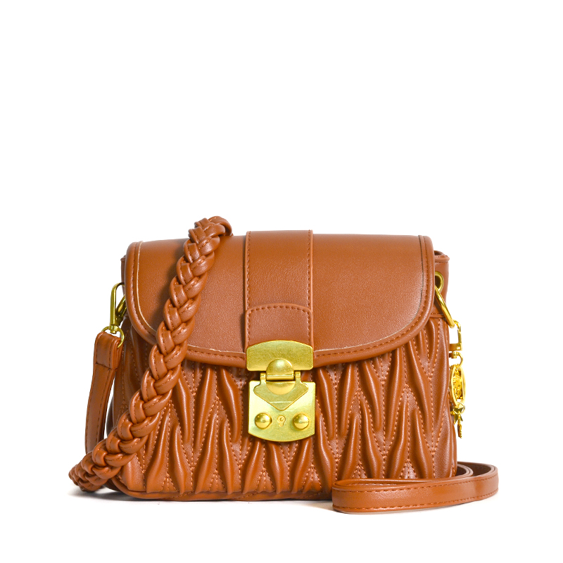 Maelis Maya Shoulder Bag Dark Saddle1 Averand