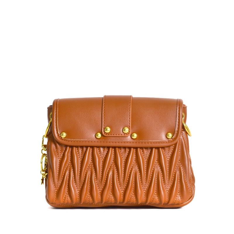 Maelis Maya Shoulder Bag Dark Saddle2 Averand