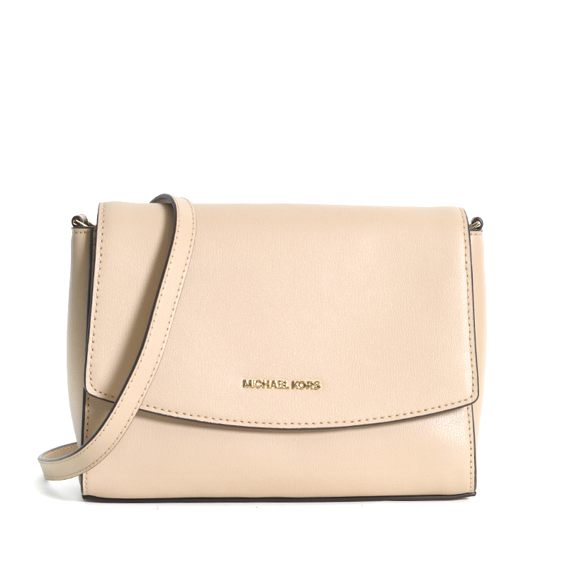 Michael Kors Ellis Medium Flap Messenger Bisque Averand