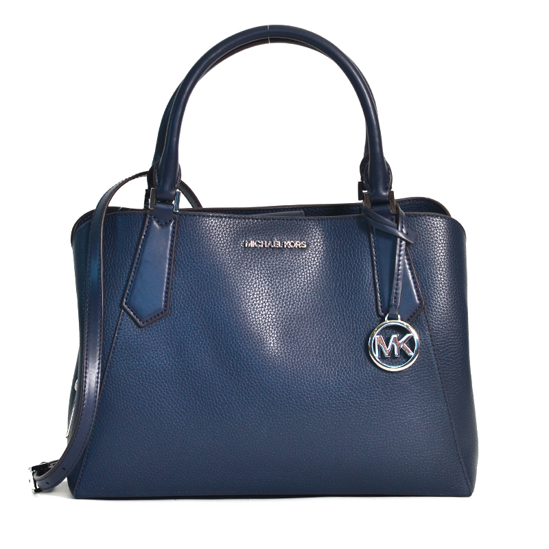 Michael Kors Kimberly Large East West Satchel Navy - Averand