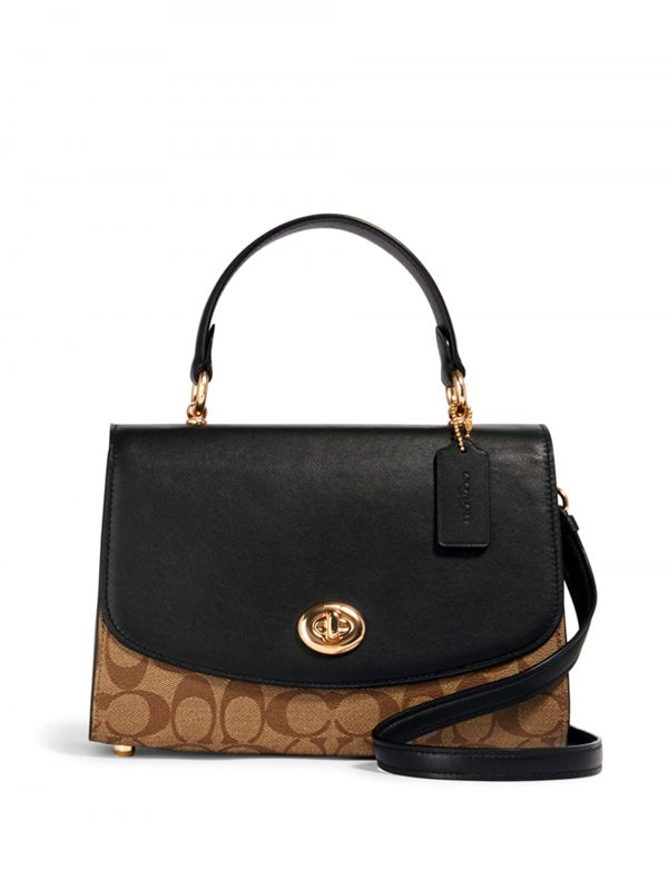 coach top handle tote