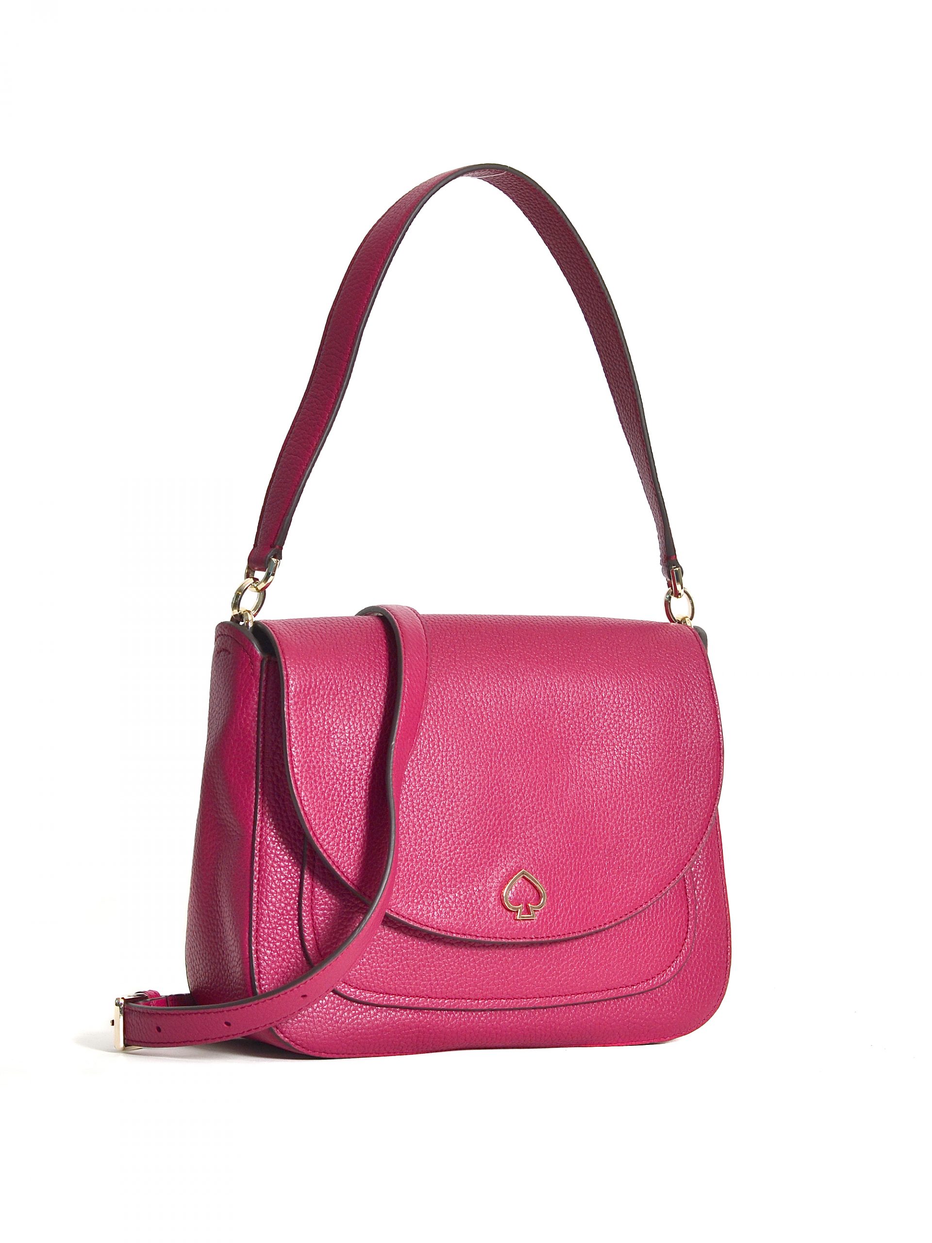 Kate Spade Kailee Medium Flap Shoulder Bag Cranberry Cocktail - Averand