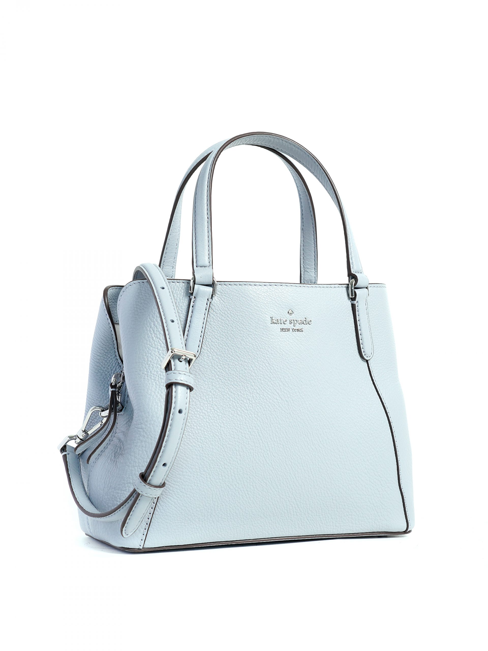 Kate Spade Jackson Medium Triple Compartment Satchel Frosted Blue - Averand