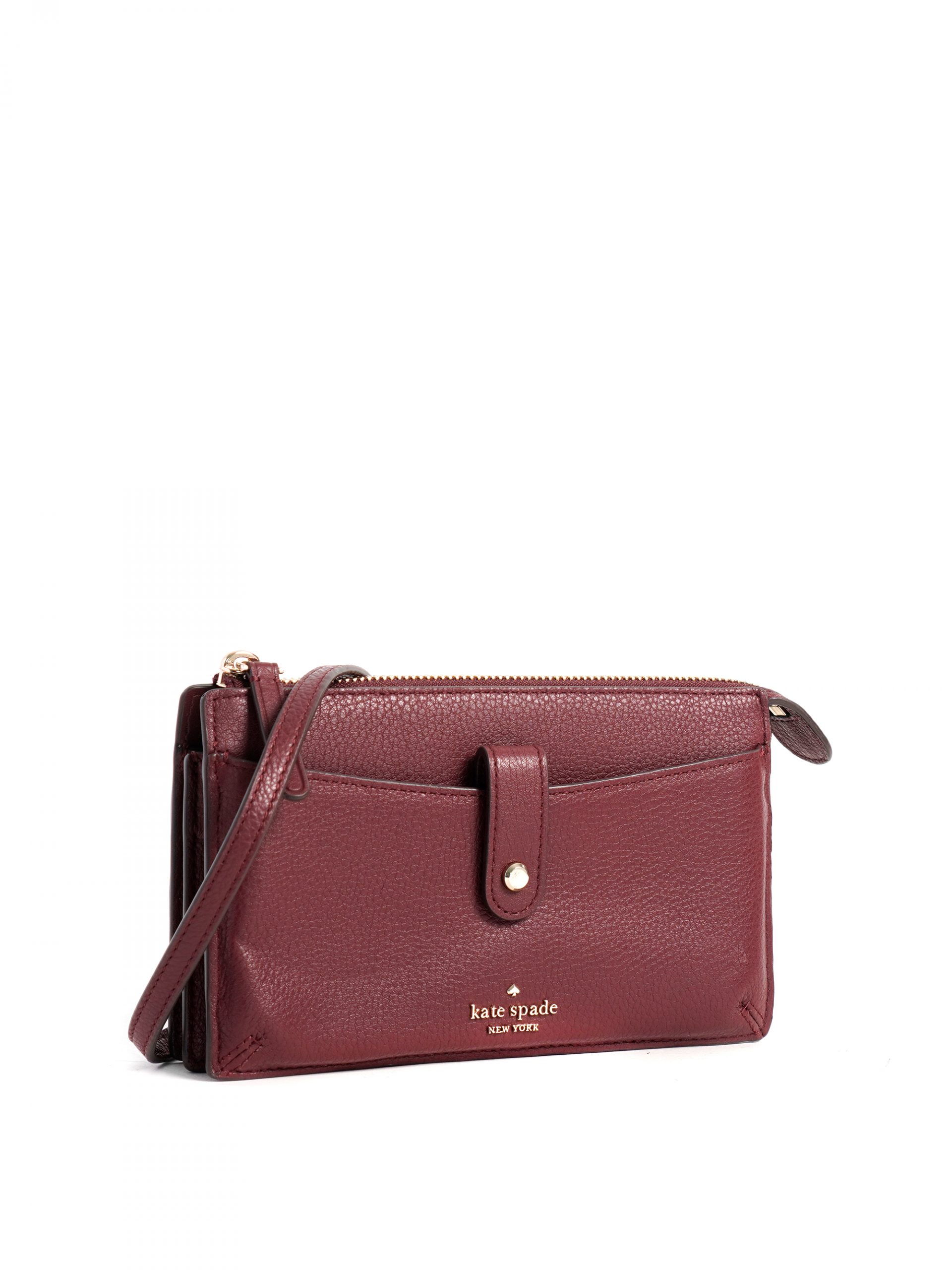 Kate Spade Jackson Small Tab Crossbody Cherrywood - Averand