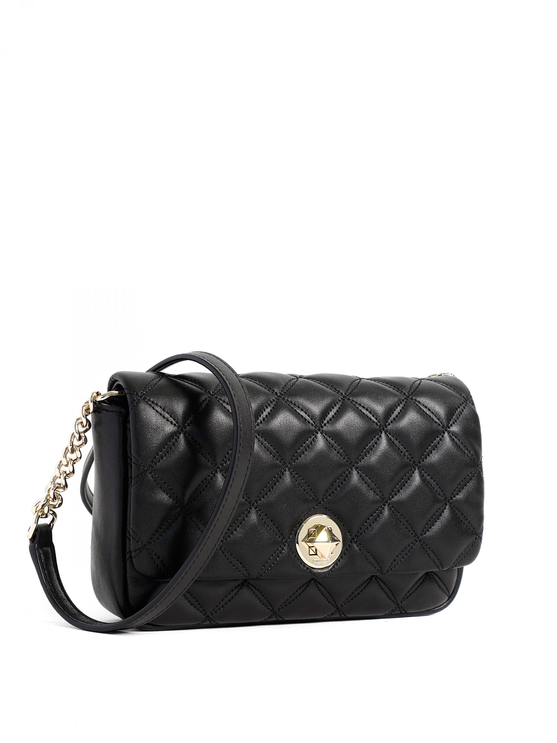 Kate Spade Natalia Flap Turnlock Crossbody Black - Averand