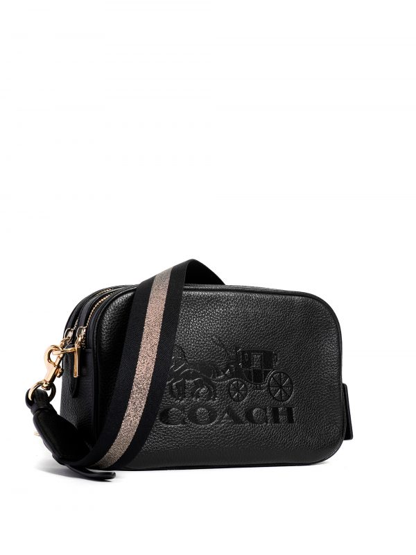 Coach Jes Crossbody Carriage Logo Black Averand