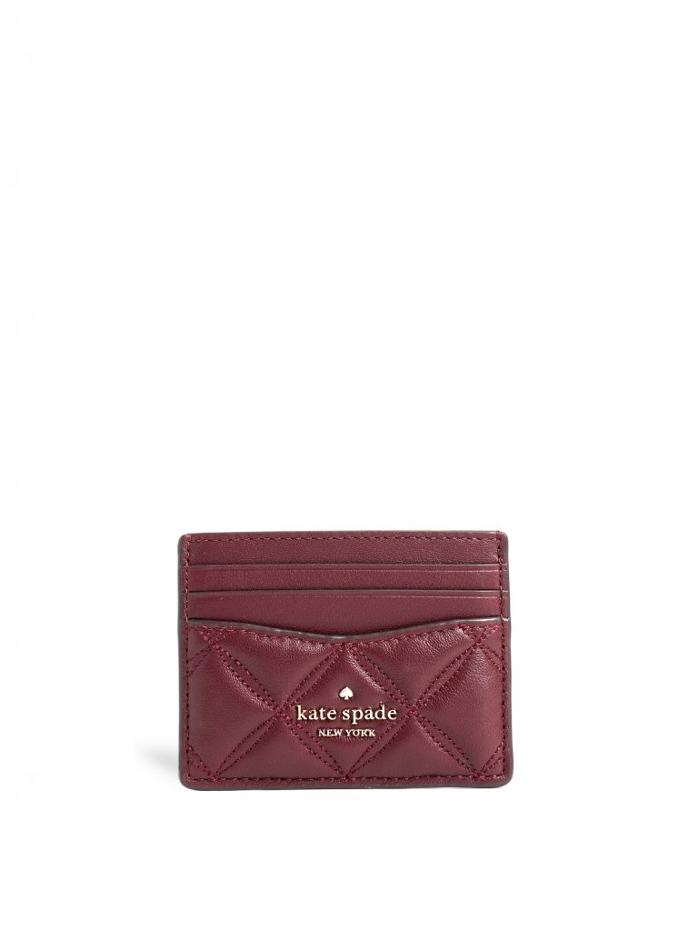 Kate Spade Natalia Small Slim Card Holder Cherrywood Averand