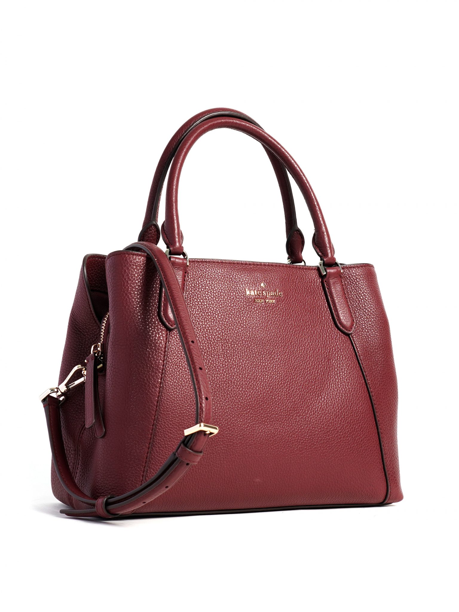 Kate Spade Jackson Medium Satchel Cherrywood Averand