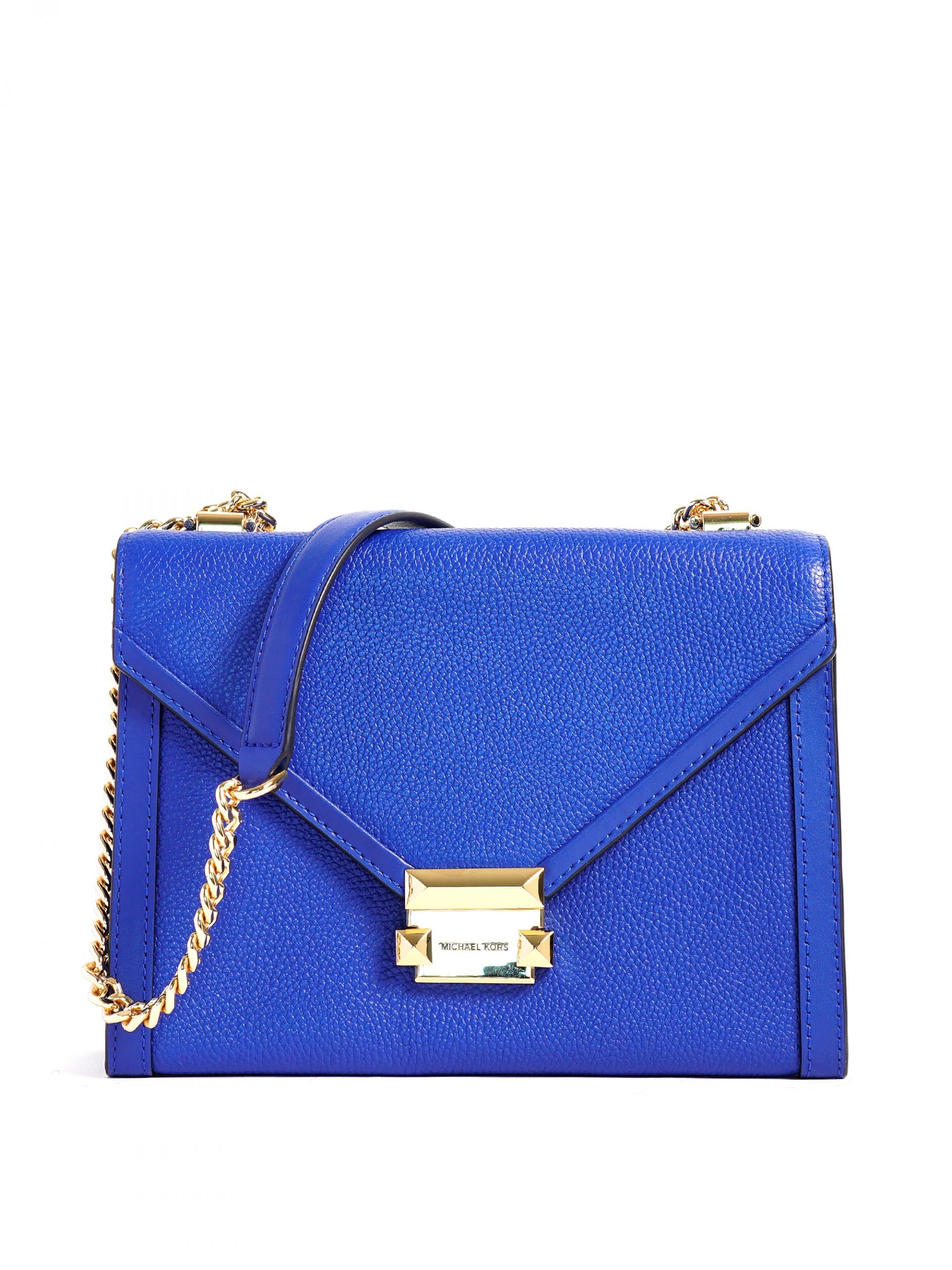 Michael Kors Whitney Large Shoulder Electric Blue - Averand