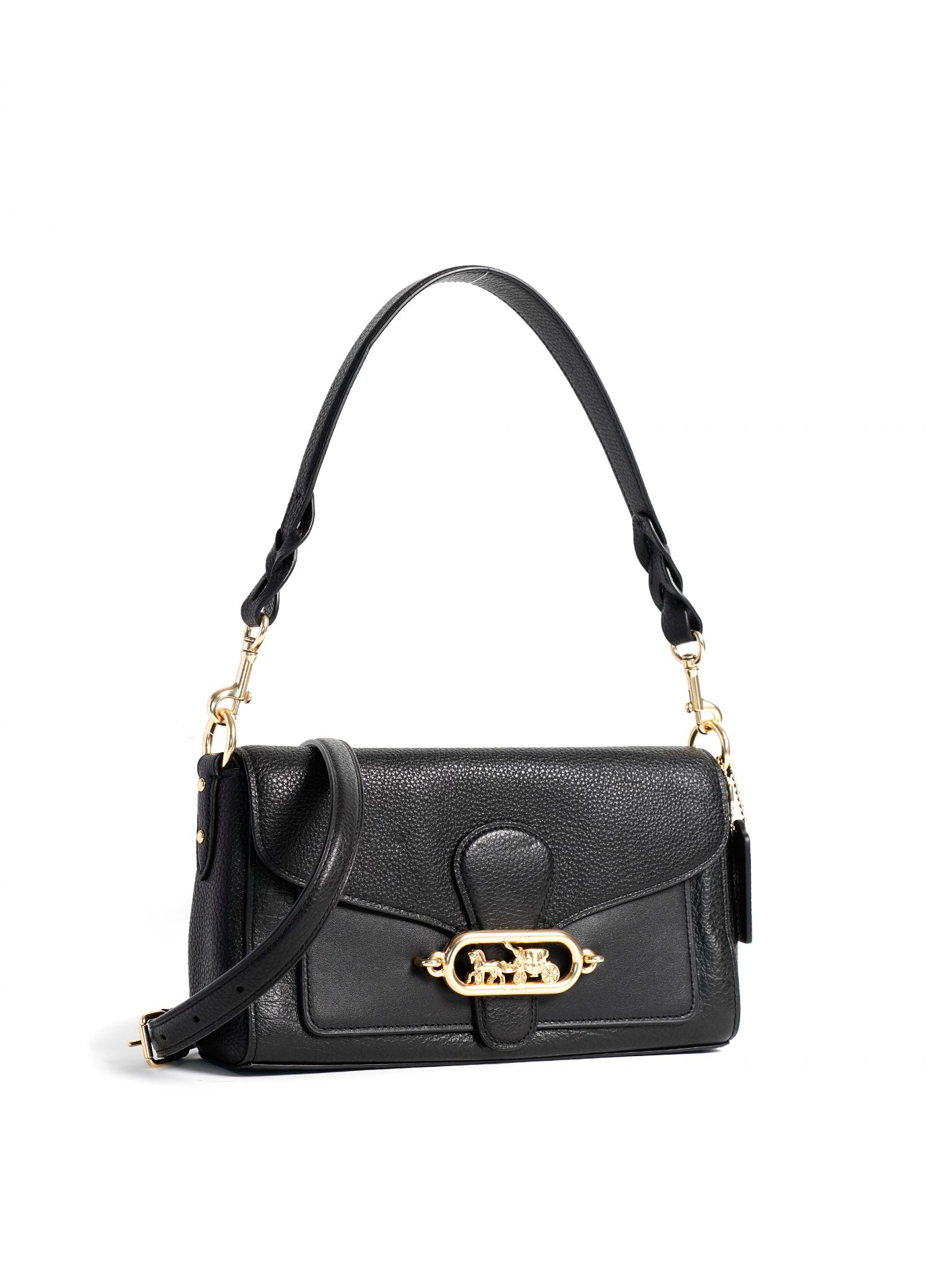 Coach Small Jade Shoulder Bag Black Averand