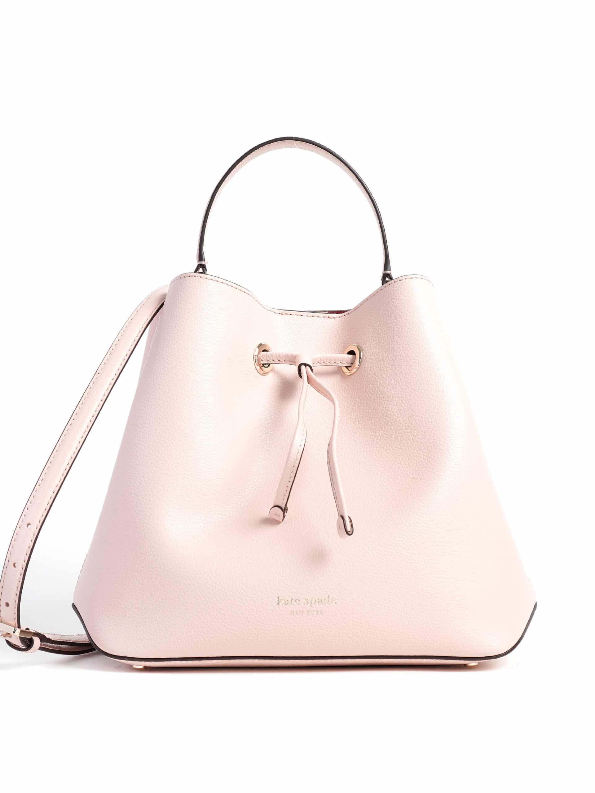 Kate Spade Eva Large Bucket Rose Smoke Front Averand