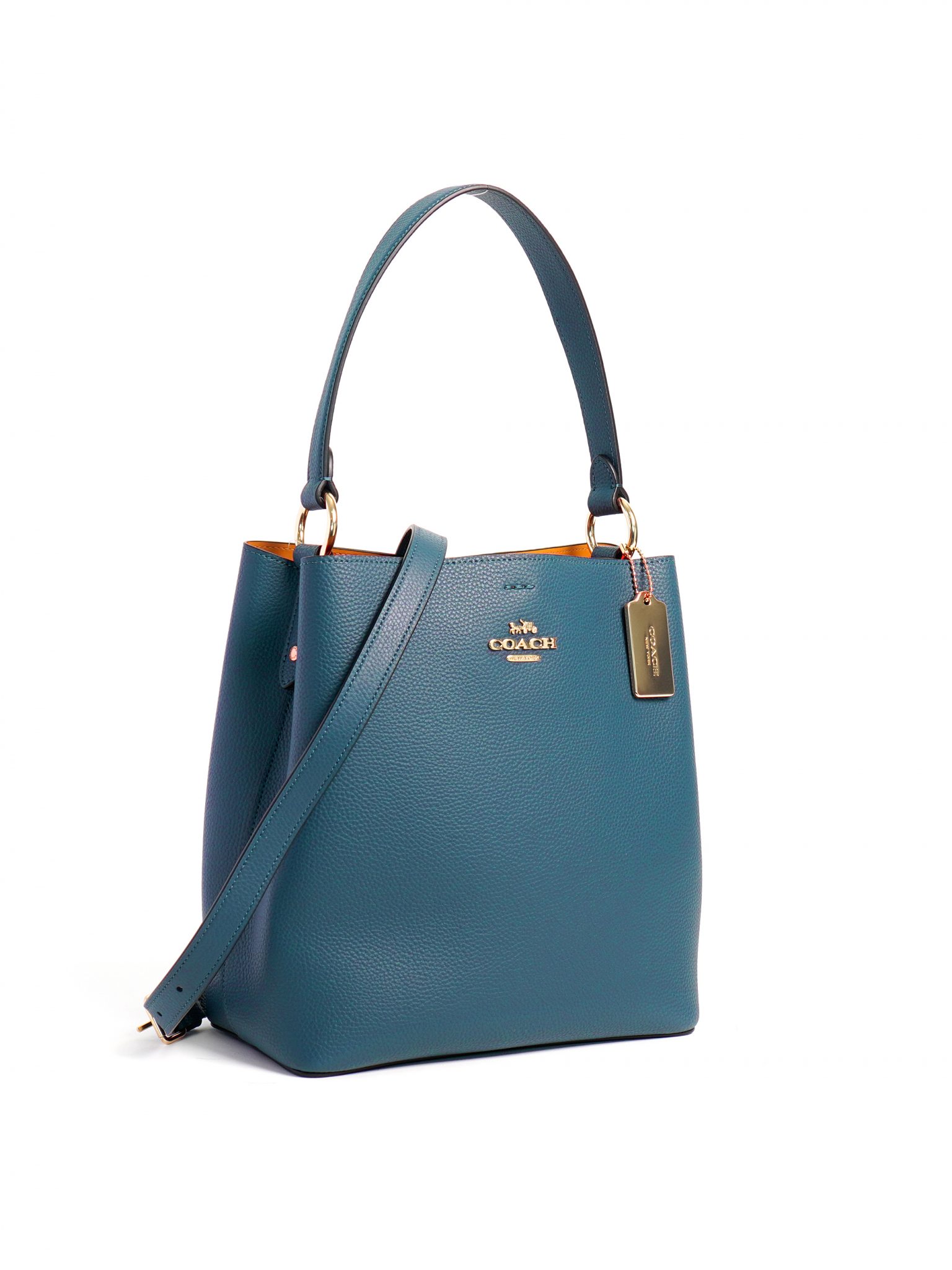 Coach Town Bucket Bag Peacock - Averand