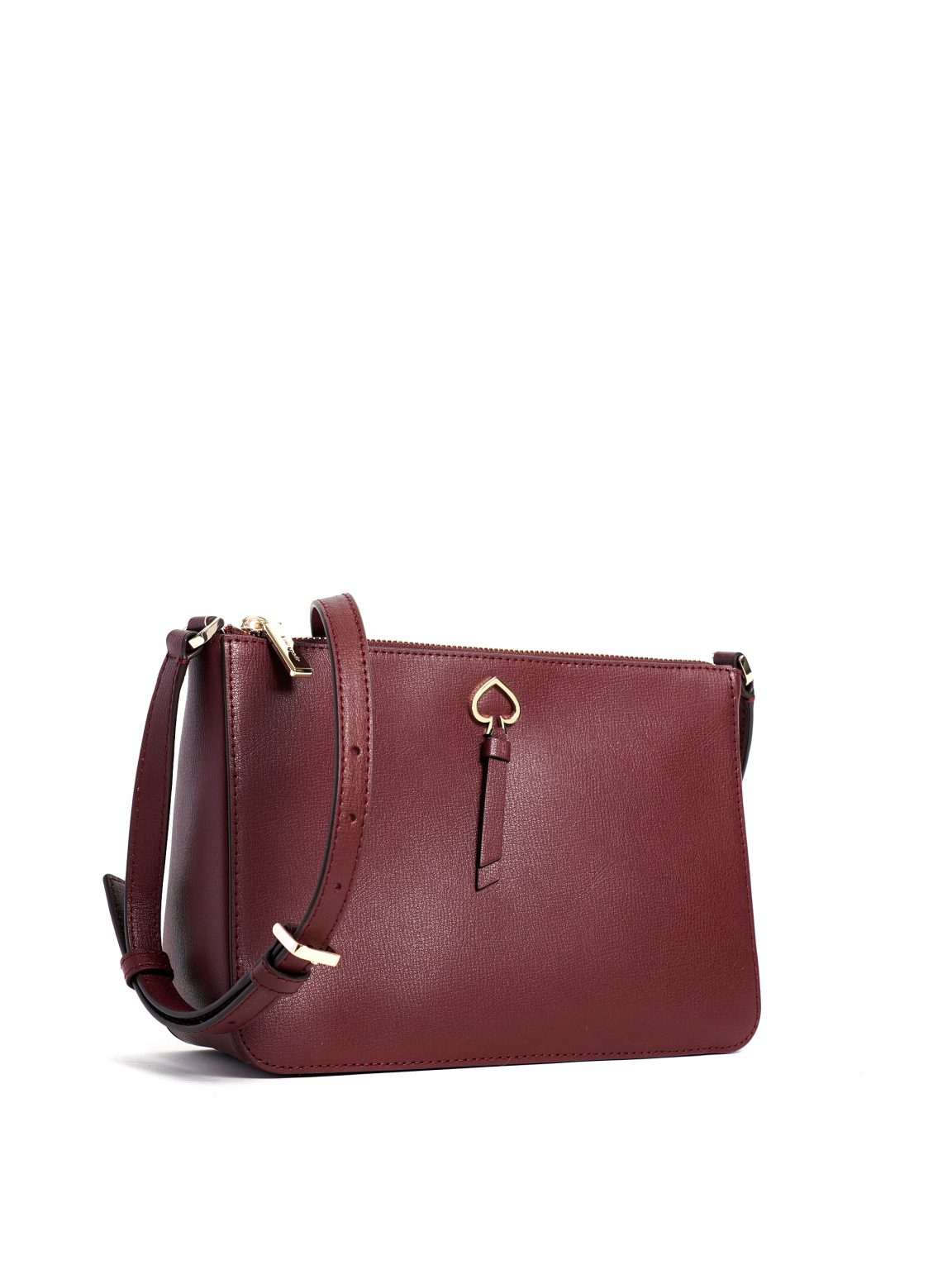 Kate Spade Adel Medium Top Zip Crossbody Cherrywood Averand
