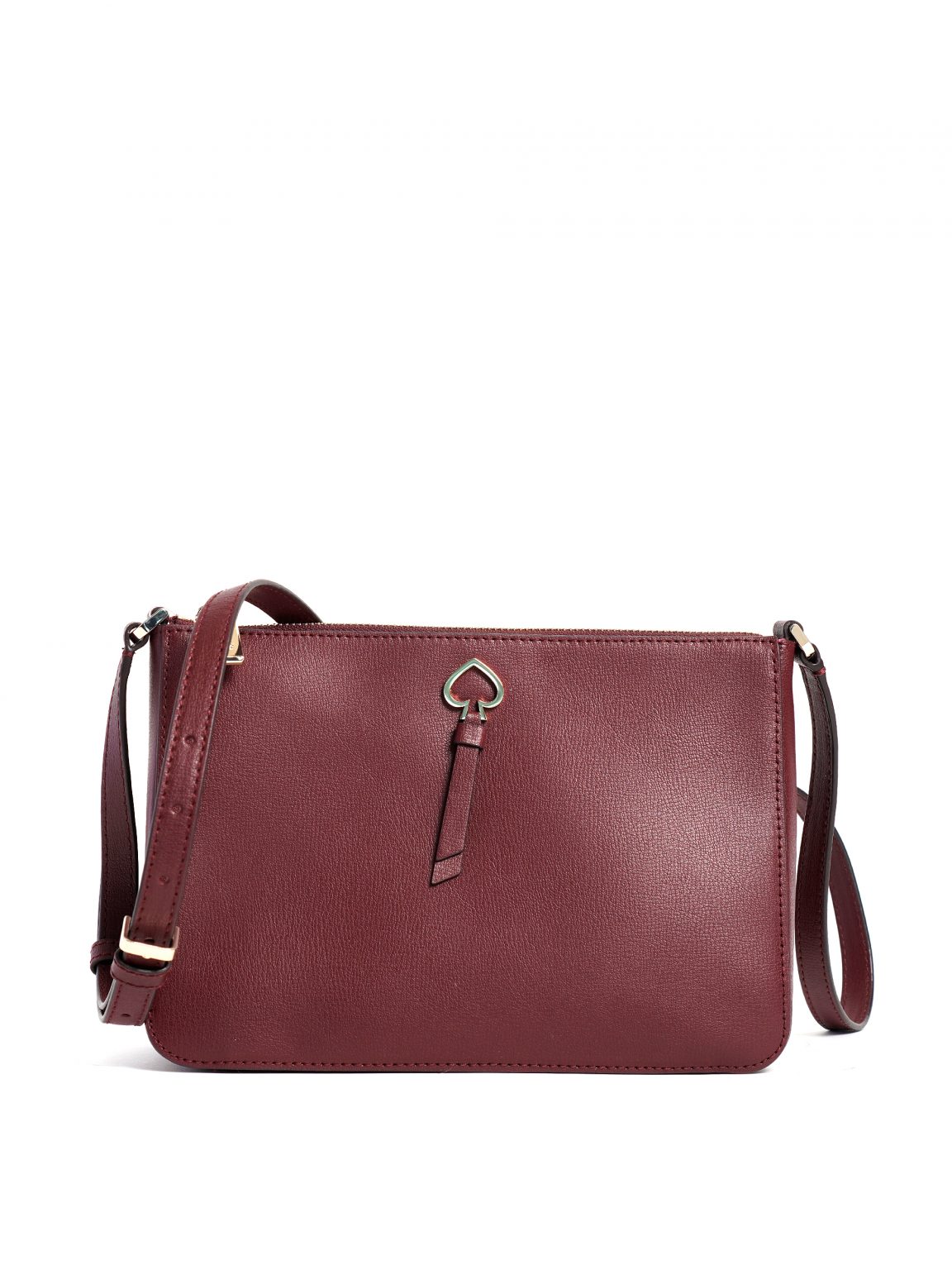 Kate Spade Adel Medium Top Zip Crossbody Cherrywood Averand