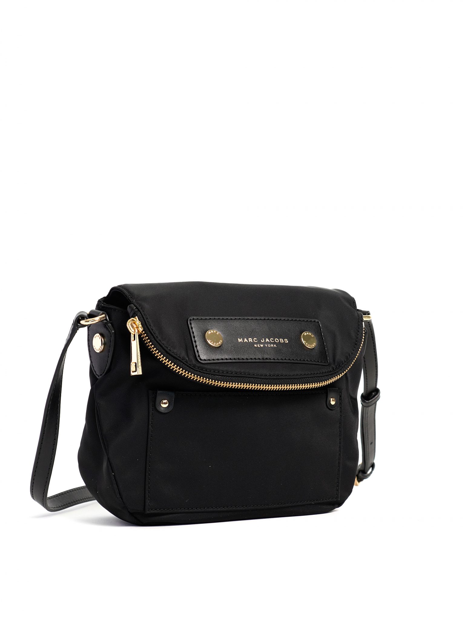Marc Jacobs Preppy Nylon Mini Natasha Crossbody Bag Black Averand