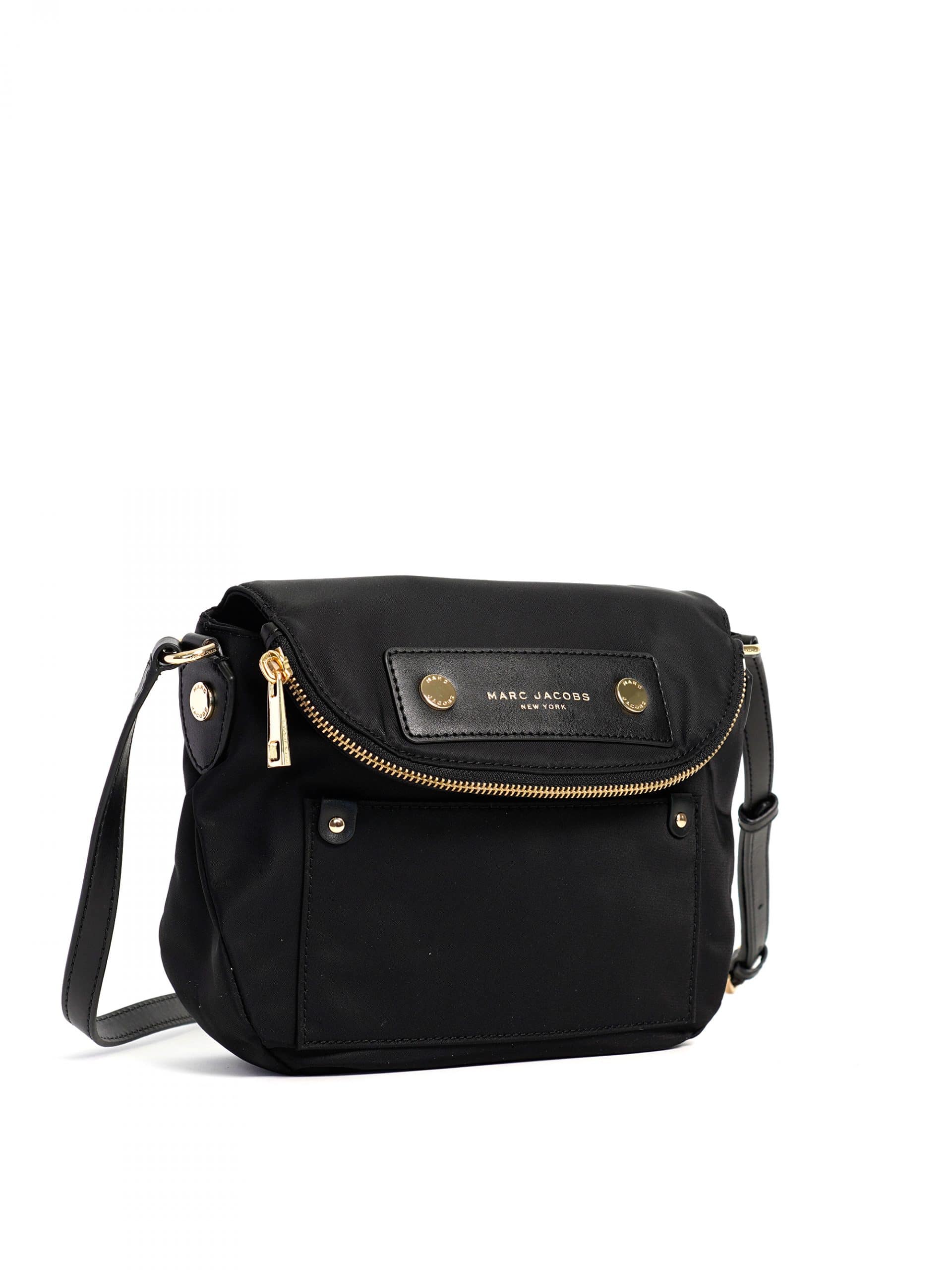 Marc Jacobs Preppy Nylon Mini Natasha Crossbody Bag Black - Averand