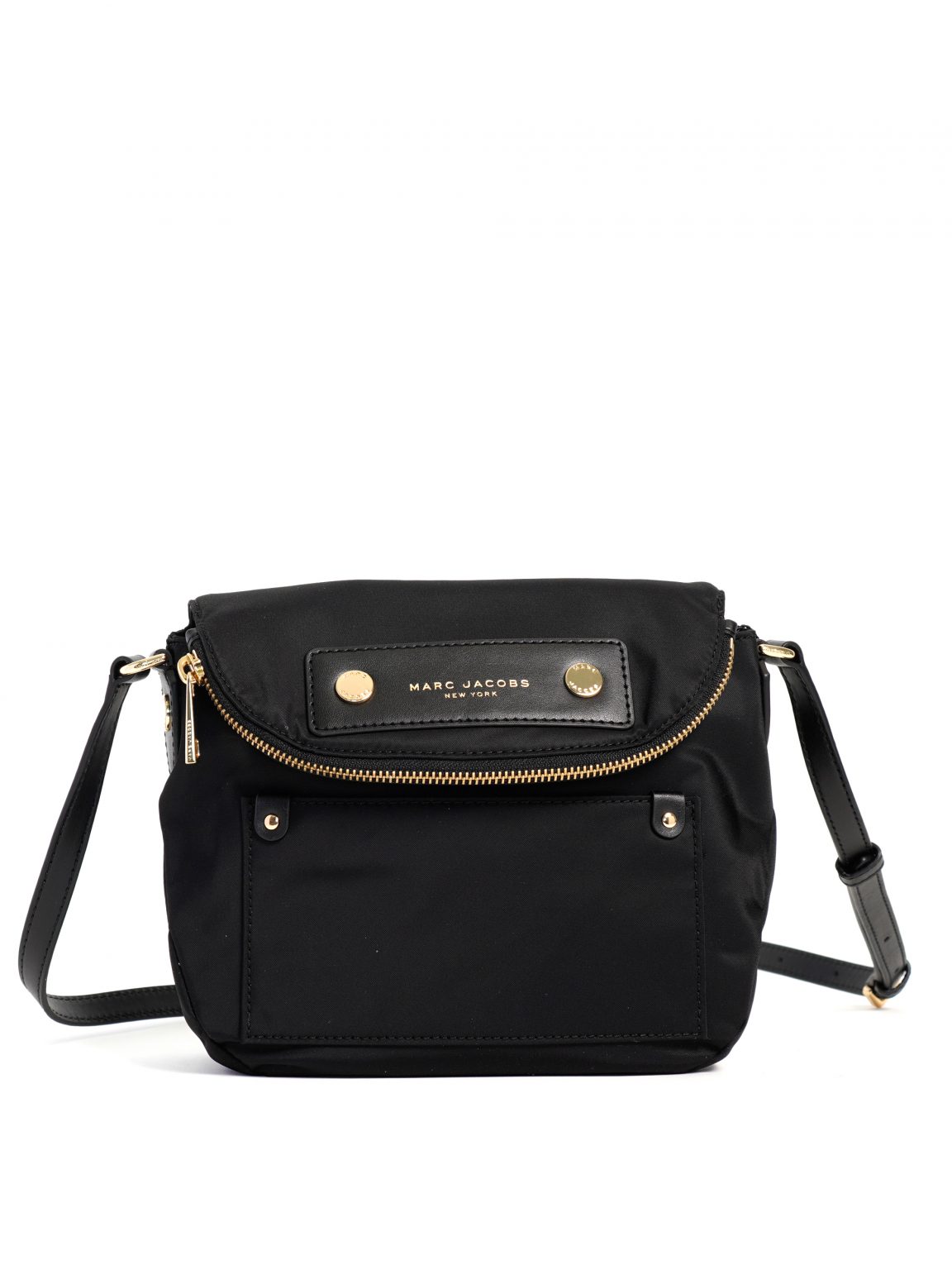 Marc Jacobs Preppy Nylon Mini Natasha Crossbody Bag Black Averand